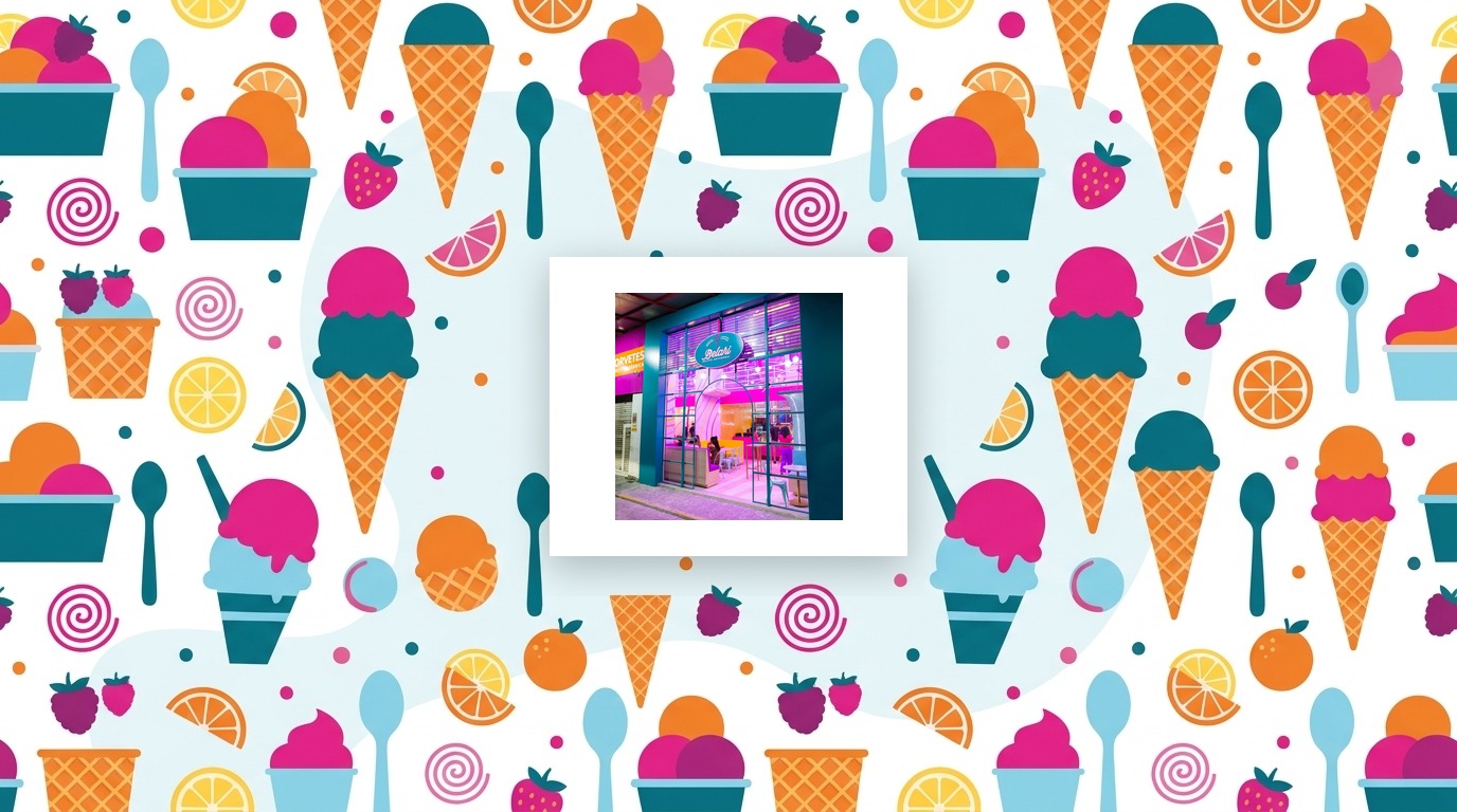 Identidade visual da BELARI GELATO
