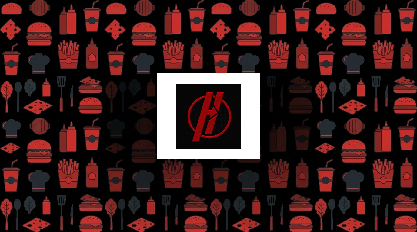 Identidade visual da HERÓIS DO HAMBÚRGUER