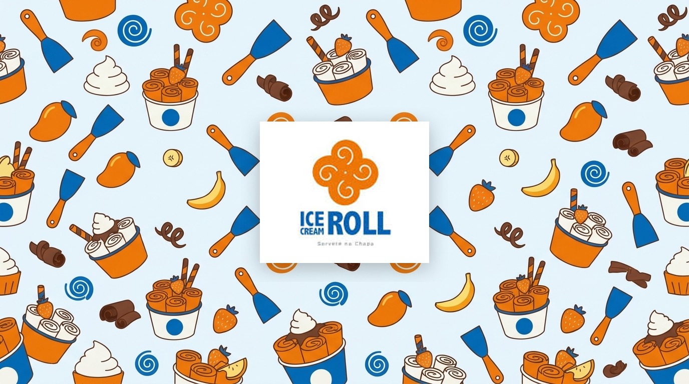 Identidade visual da ICE CREAM ROLL