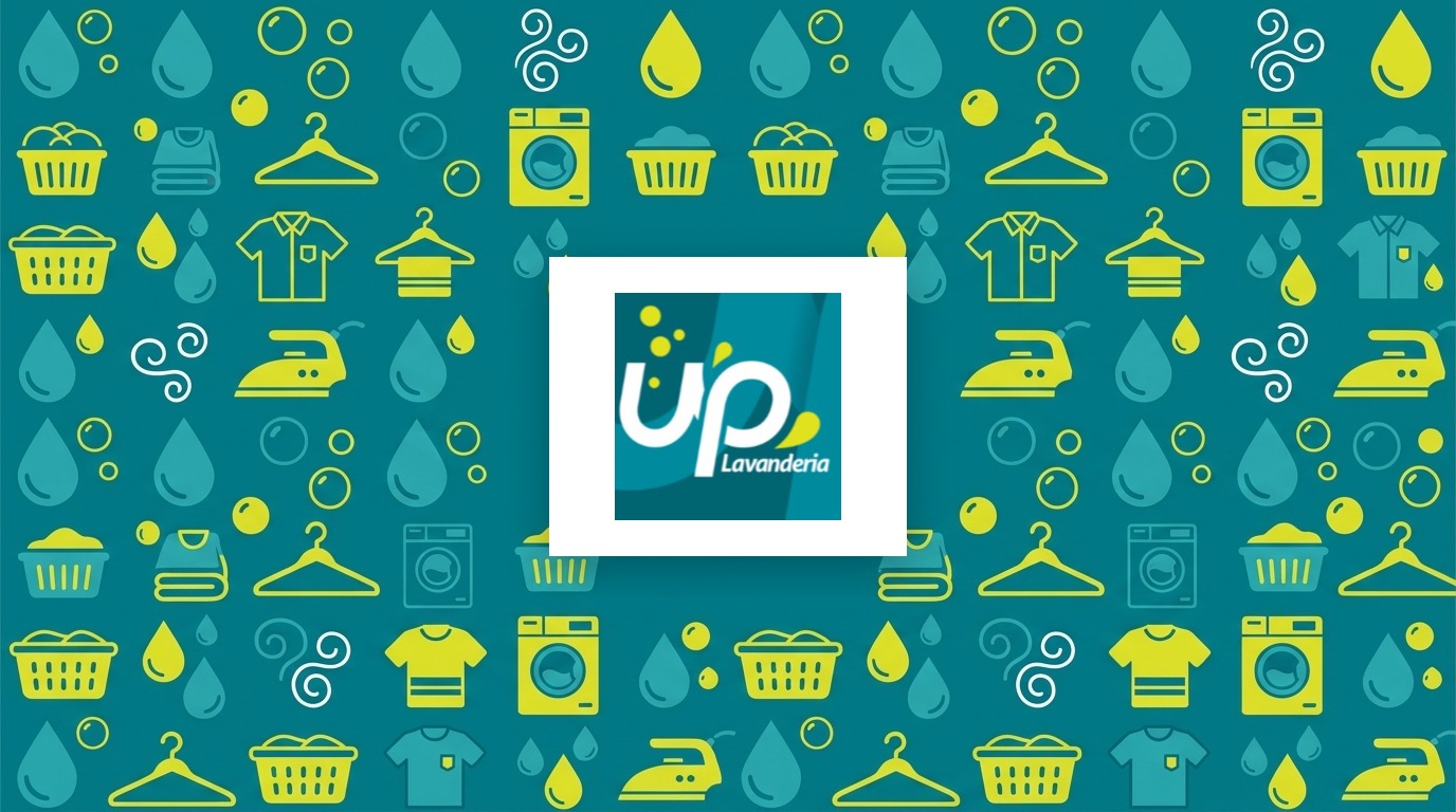 Identidade visual da UP LAVANDERIAS
