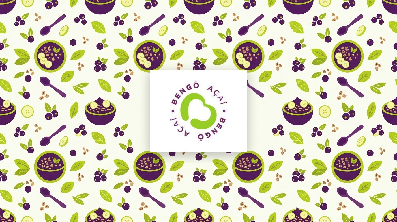 Identidade visual da BENGÔ AÇAÍ