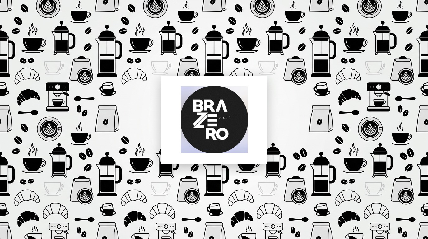 Identidade visual da BRAZZERO CAFÉ