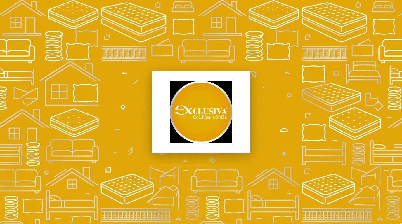 Identidade visual da EXCLUSIVA COLCHÕES