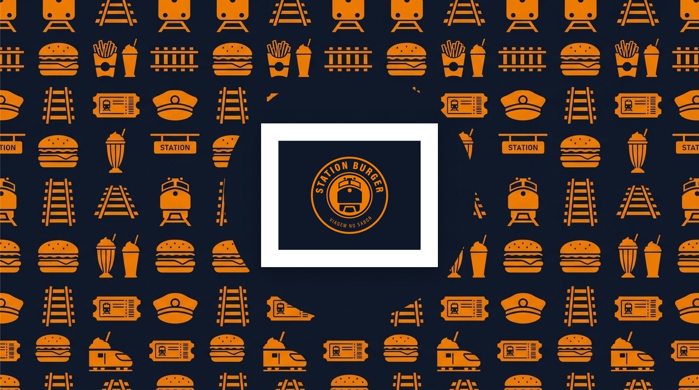 Identidade visual da STATION BURGER